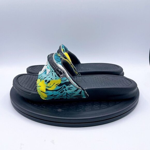 Nike Flipflop Shoes Benassi JDI Fanny Pack Printed CJ2967-300 Mens 6 Womens 7 - Picture 2 of 11